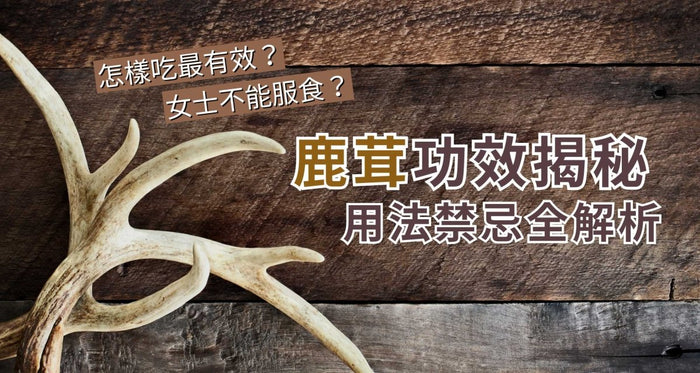 鹿茸功效揭秘！怎樣吃最有效？用法禁忌全解析 - Vita Green