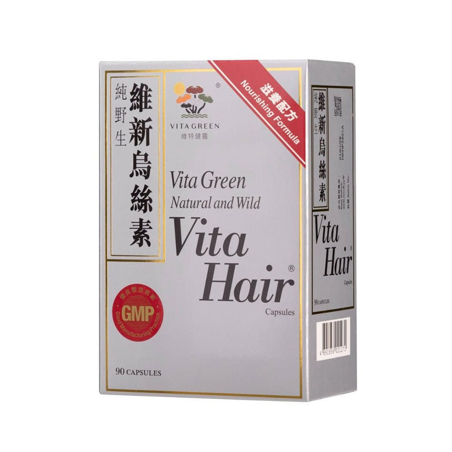 維新烏絲素 (滋養配方)90粒 - 制首烏防脫髪掉髪白髪變黑 - Vita Green